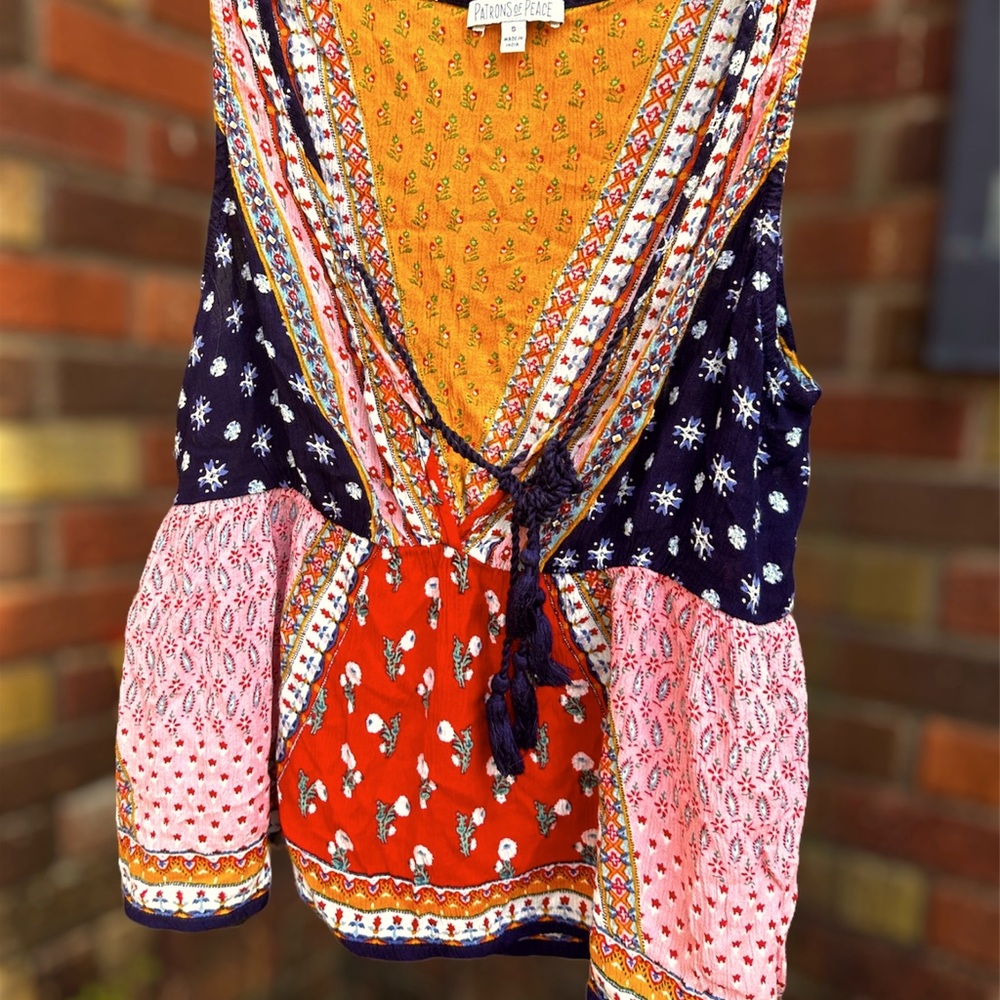 Colorful Boho Top